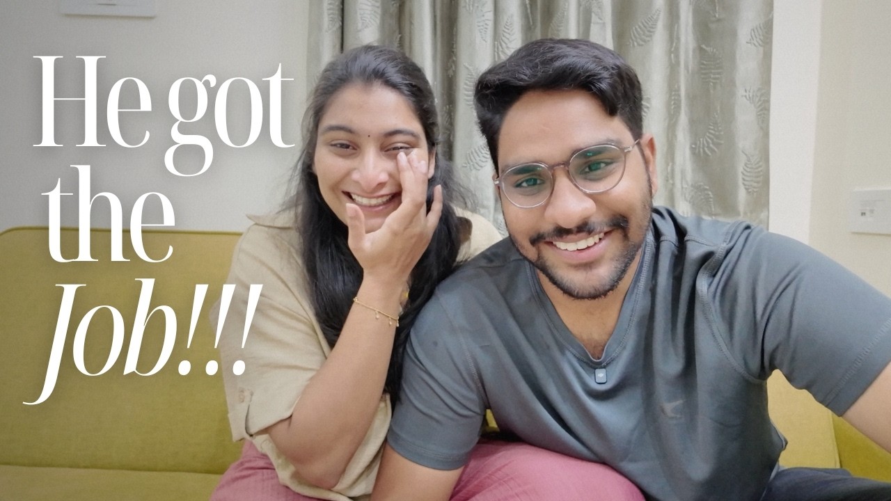 He Got the Job 😭 | My Reaction Says It All 🤍 | Sindhu Polina | Sindhu Bablu