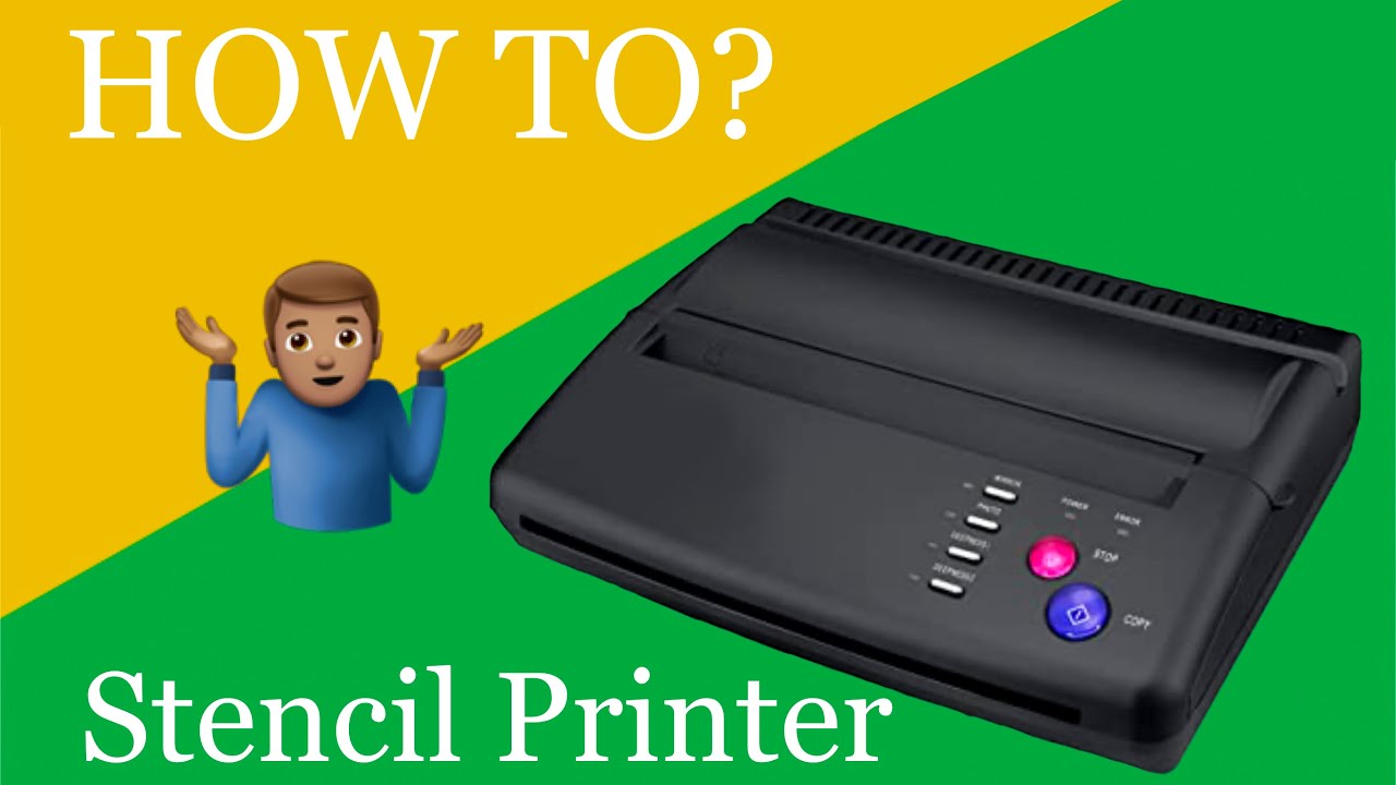 How To Use a STENCIL PRINTER + S8 PAPER Review **Tutorial**