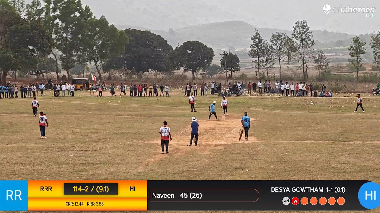 Hidma-11 vs RRR live cricket match | Maa Gumaa Bhairabi CPL Cricket Tournament Chatwa 2026 live - C
