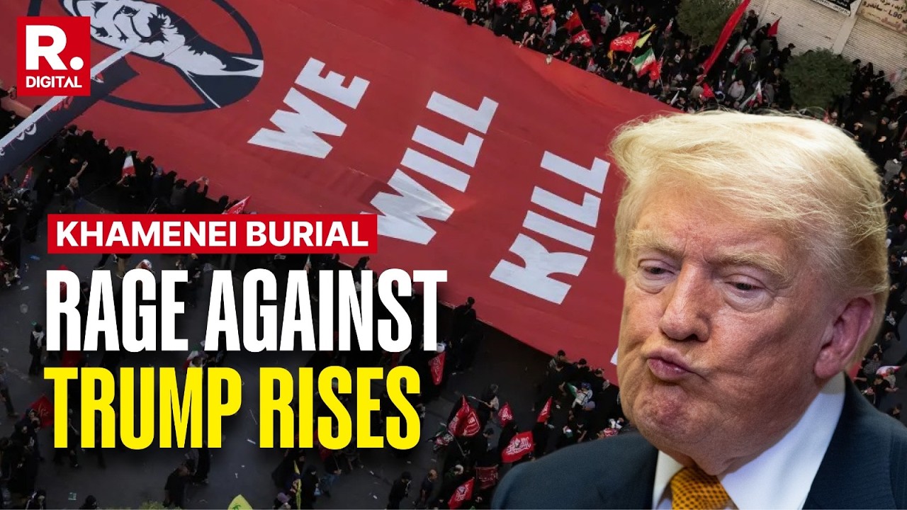 Khamenei Funeral Sparks Mourning & Revenge Chants Against Trump & Bibi In Iran