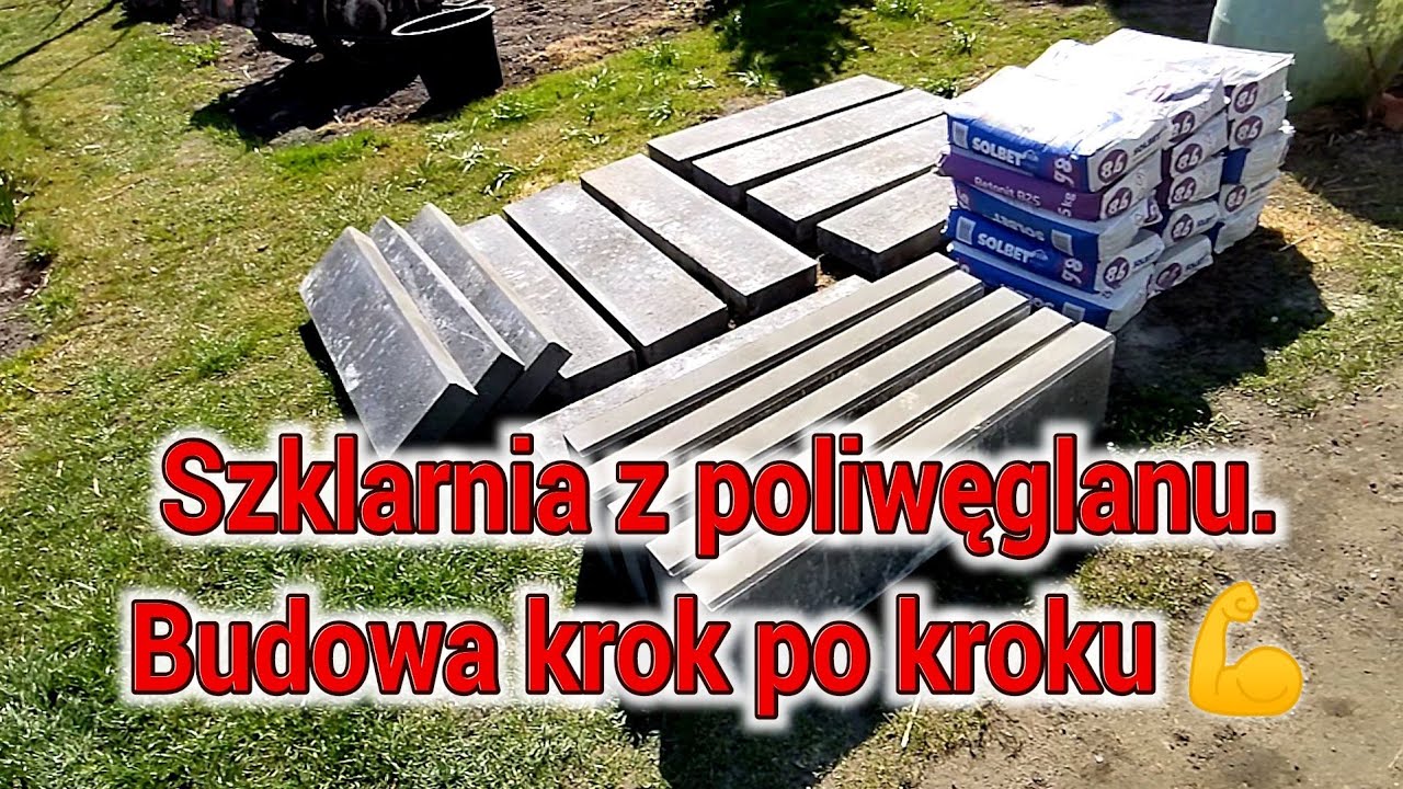 🔴 Cz.2 Jak prawidłowo przygotować podłoże pod szklarnię z poliwęglanu? Koszt materiałów.