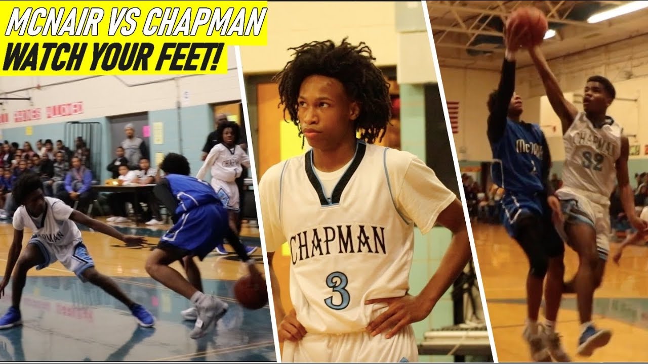 He THREW It Between HIS LEGS IN A MIDDLE SCHOOL GAME!!😱  Mcnair vs. Chapman