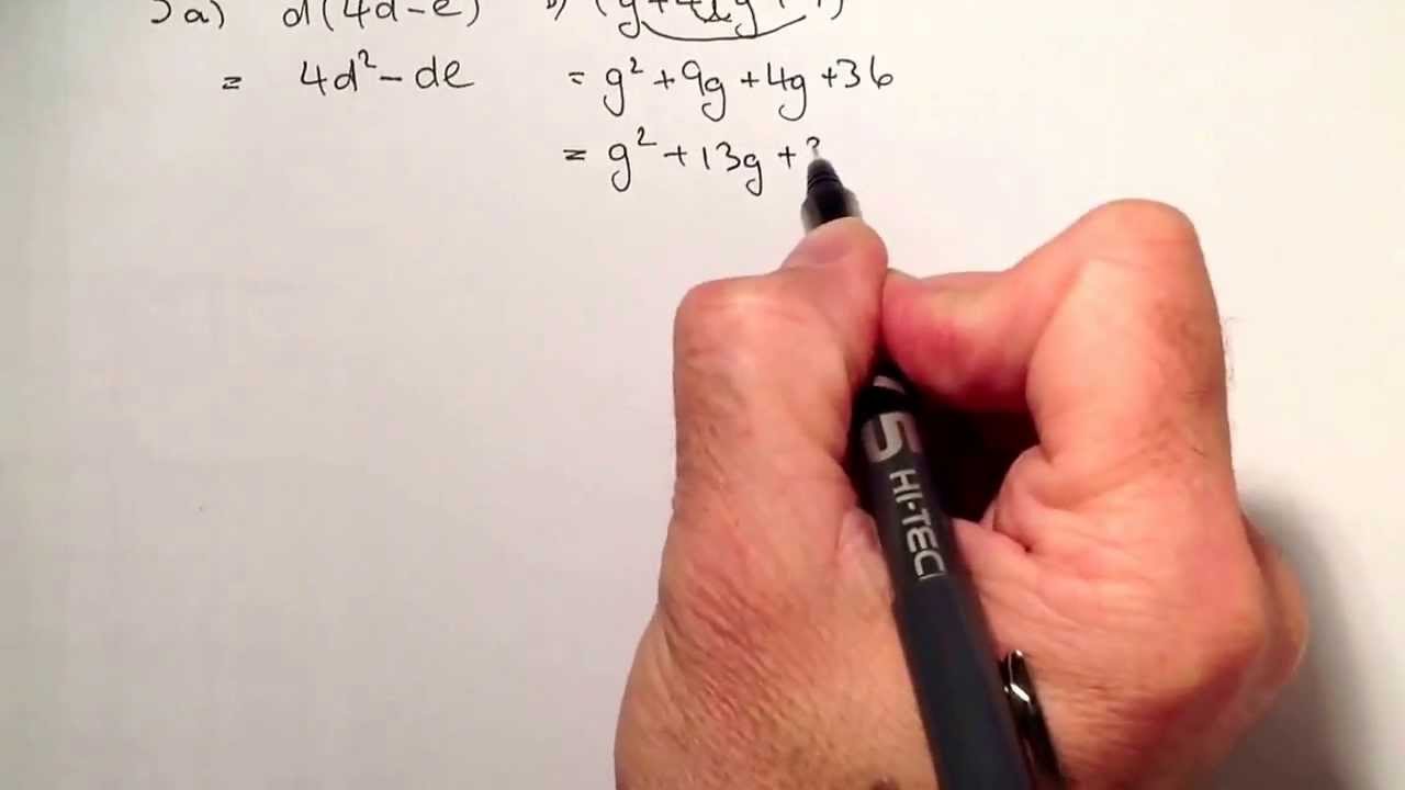 Factorising & Expanding Brackets National 5 NAB Unit 1 Outcome 1.2 Practice 1 Maths