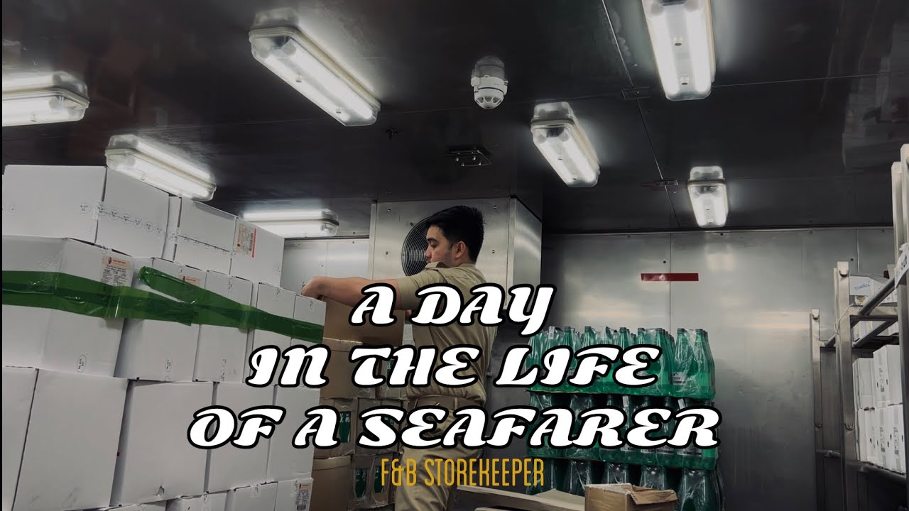 A DAY IN THE LIFE OF A F&B STOREKEEPER | CRUISE LIFE VLOG