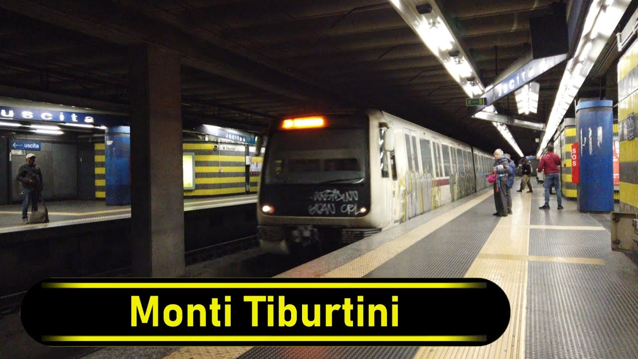 Metro Station Monti Tiburtini - Rome 🇮🇹 - Walkthrough 🚶