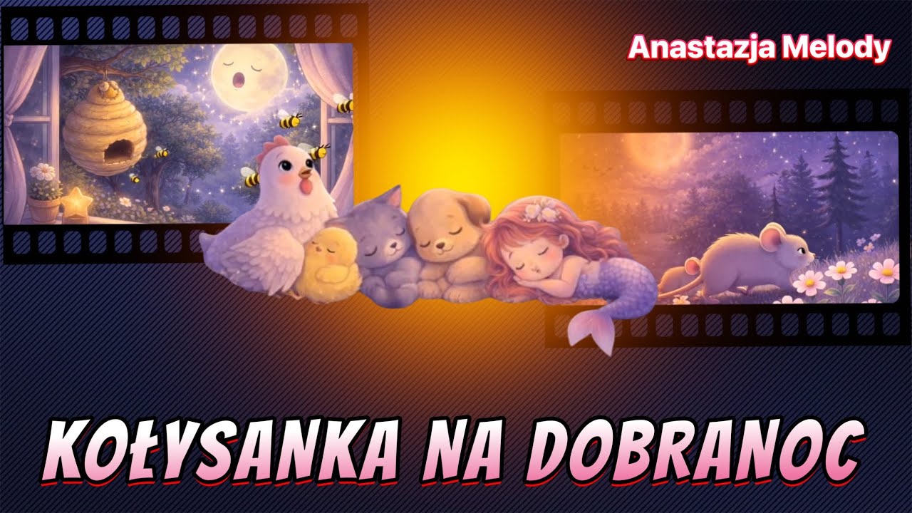 Cicha Kołysanka, która Uspokaja Dzieci 🌙Dobranoc Skarbie | Anastazja Melody