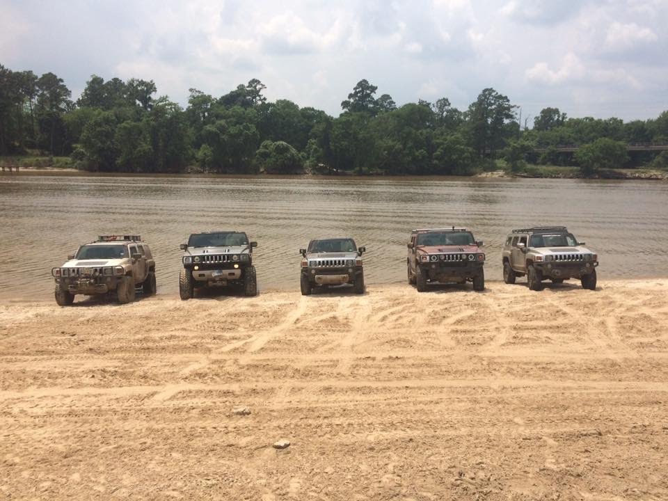 Houston Hummer Owners at Xtreme Off Road and Beach