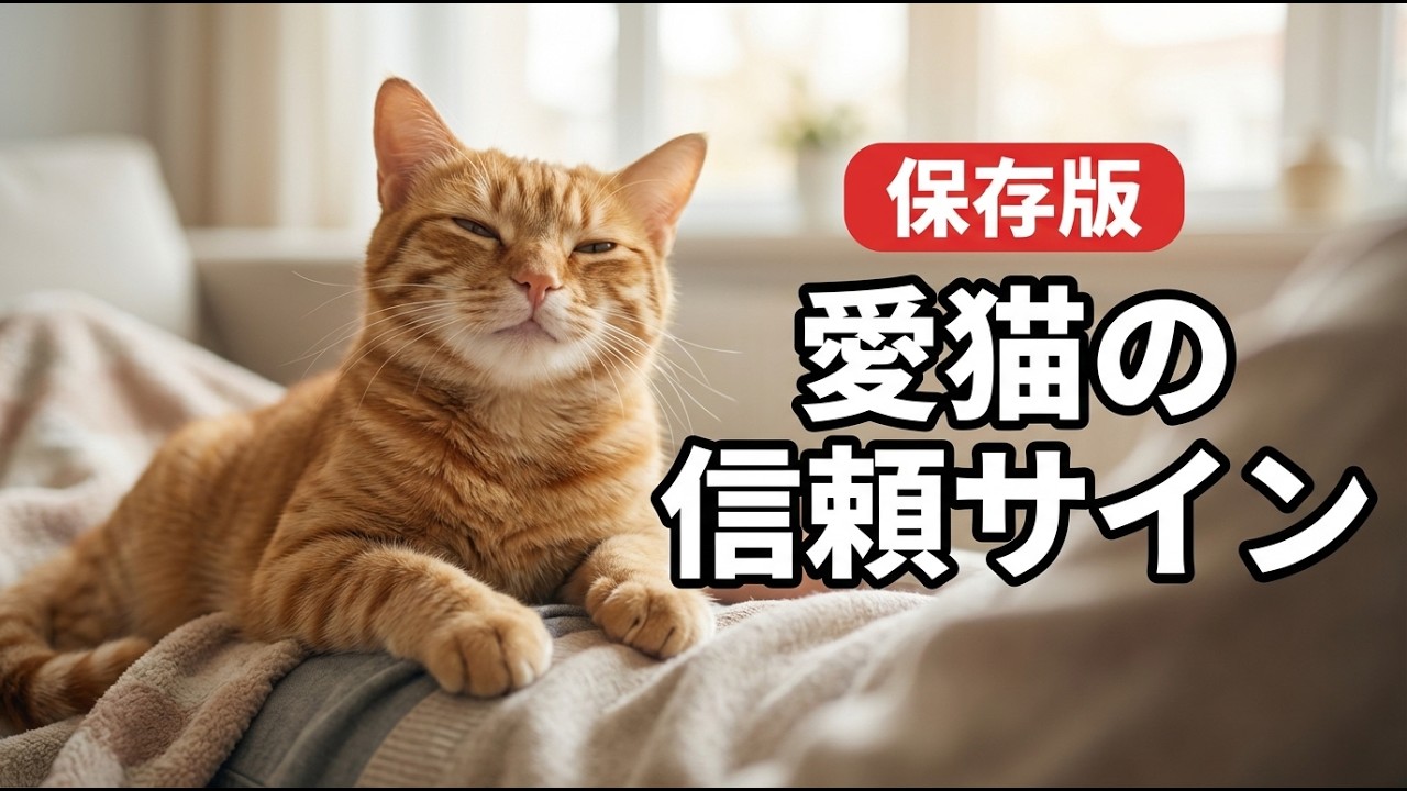 猫の愛情表現5選！愛されてる猫だけの行動【猫雑学】