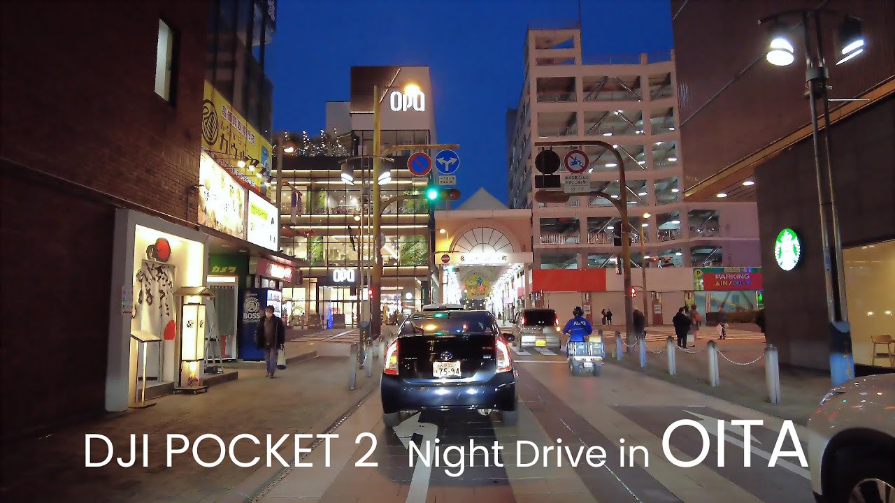 【4K】大分ドライブ Night Drive in Oita / DJI POCKET 2【＃26】