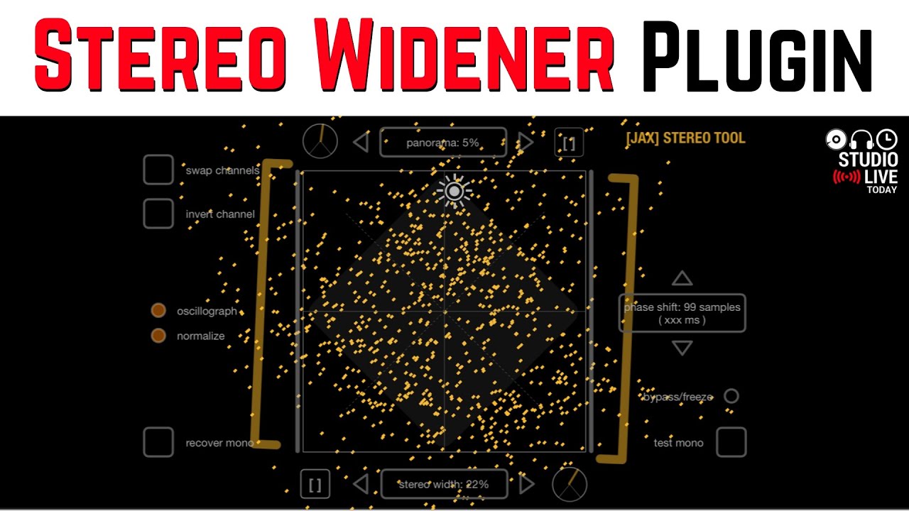 STEREO WIDENER plugin for iOS (iPhone/iPad)