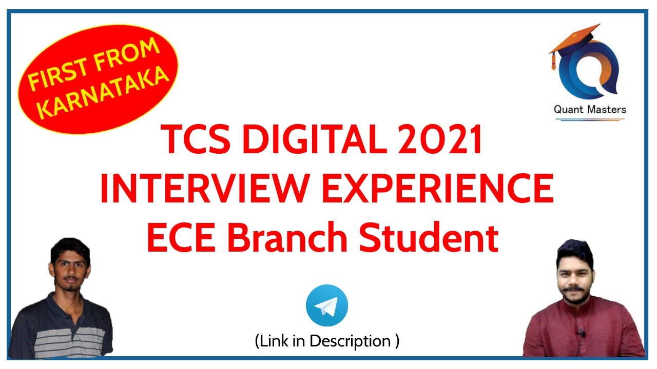 TCS DIGITAL 2021 Interview Experience | 23 Nov 2020 |ECE Student from Karnataka #interviewexperience