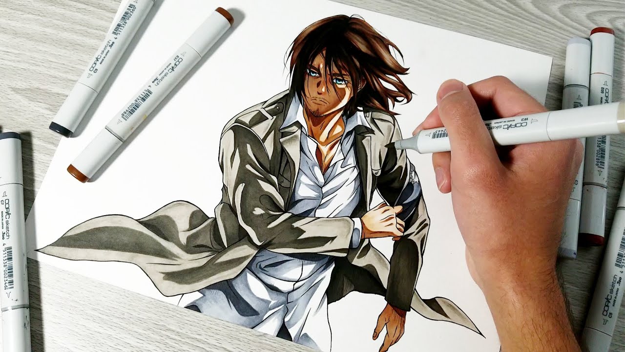 EREN DRAWING! | Attack on Titan | Speed Art