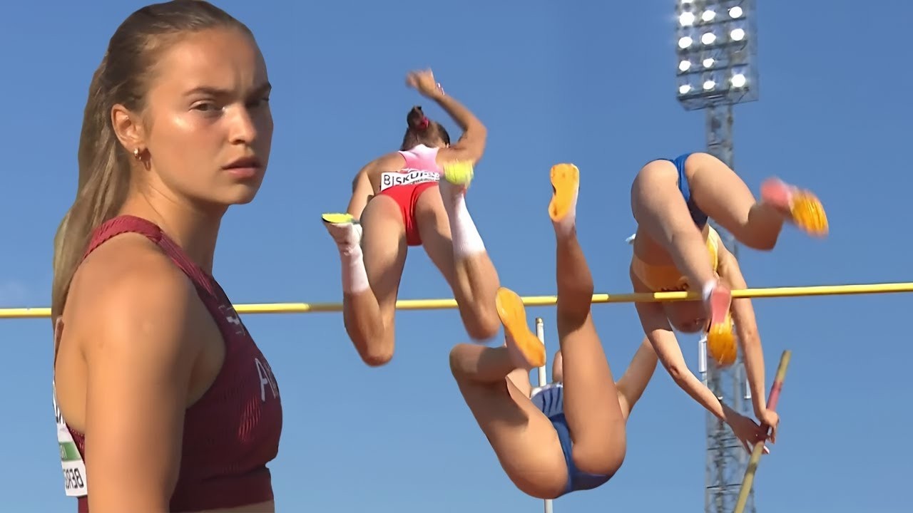 Beautiful Women’s Long Jump, High Jump & Vault in Slow Motion | Highlights Of European Athletics