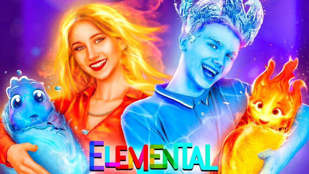 Ember and Wade from Elemental Have Children! Fire Sister vs Water Sister