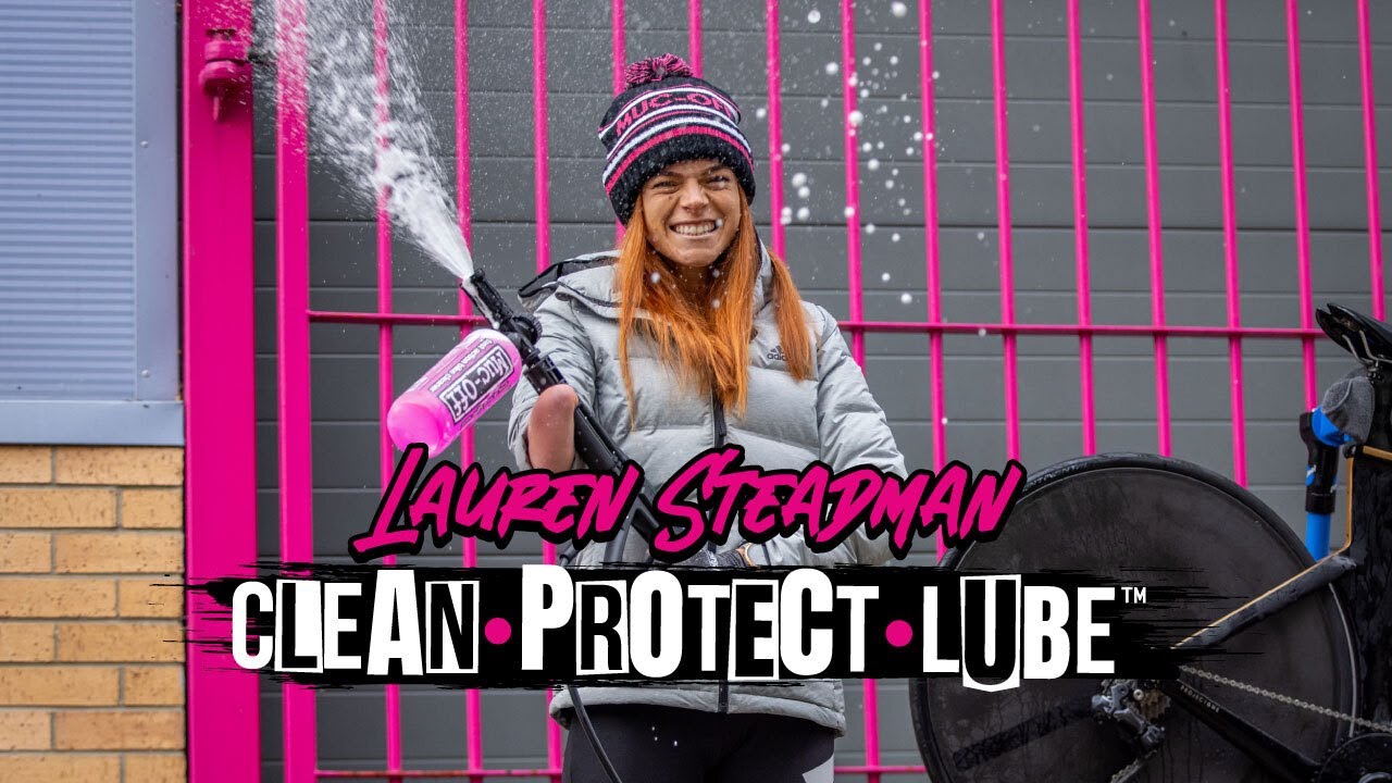 Lauren Steadman Visits Muc-Off HQ