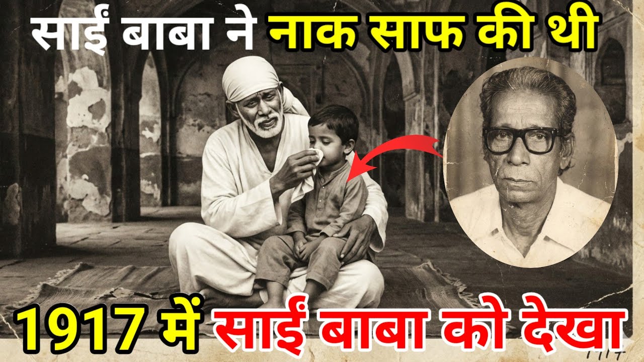 कौन साईं बाबा की गोद में बैठा ?वह बच्चा 1917 में जिसने साईं बाबा को देखा?