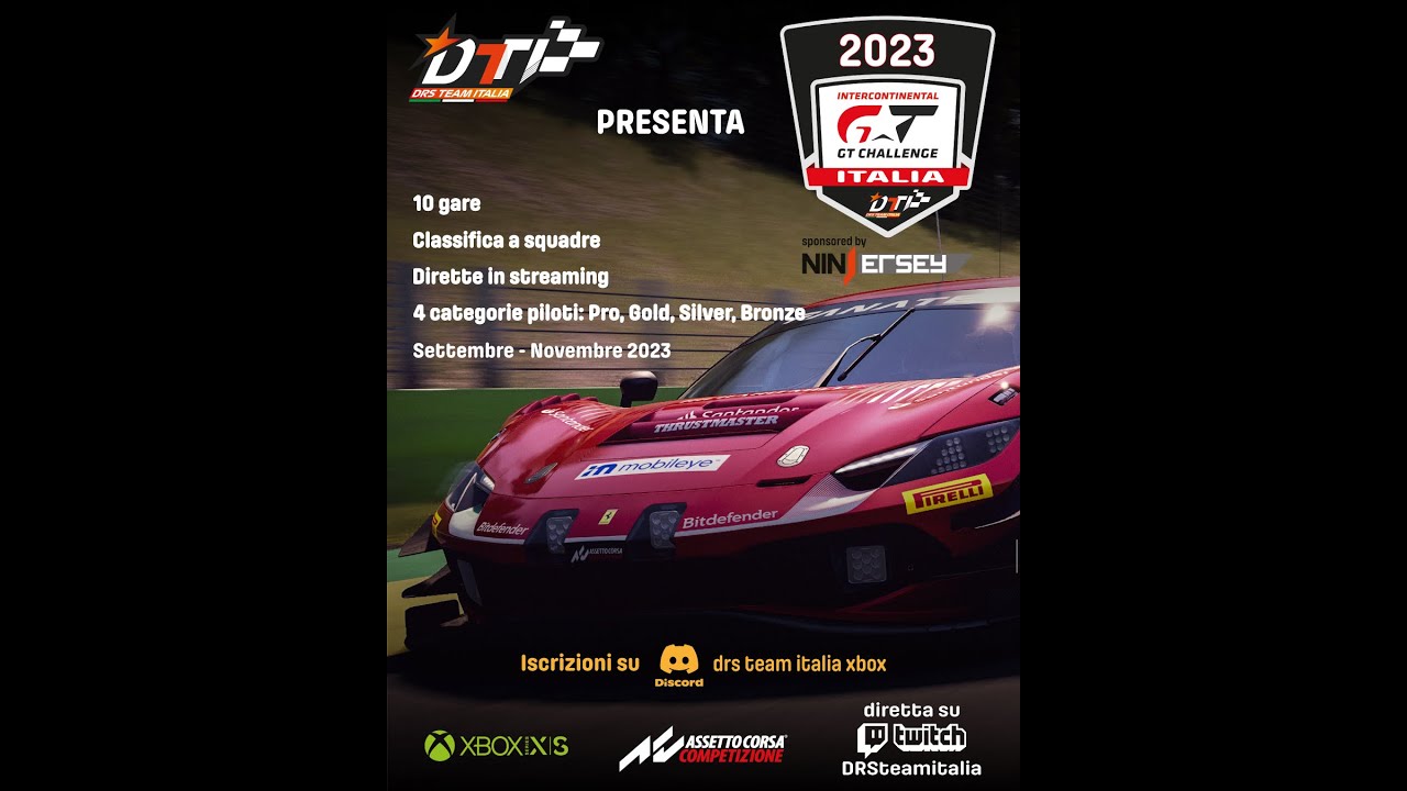 ACC DTI , Camp. Official SRO , Lobby A , Imola Endurance  , Xbox series X