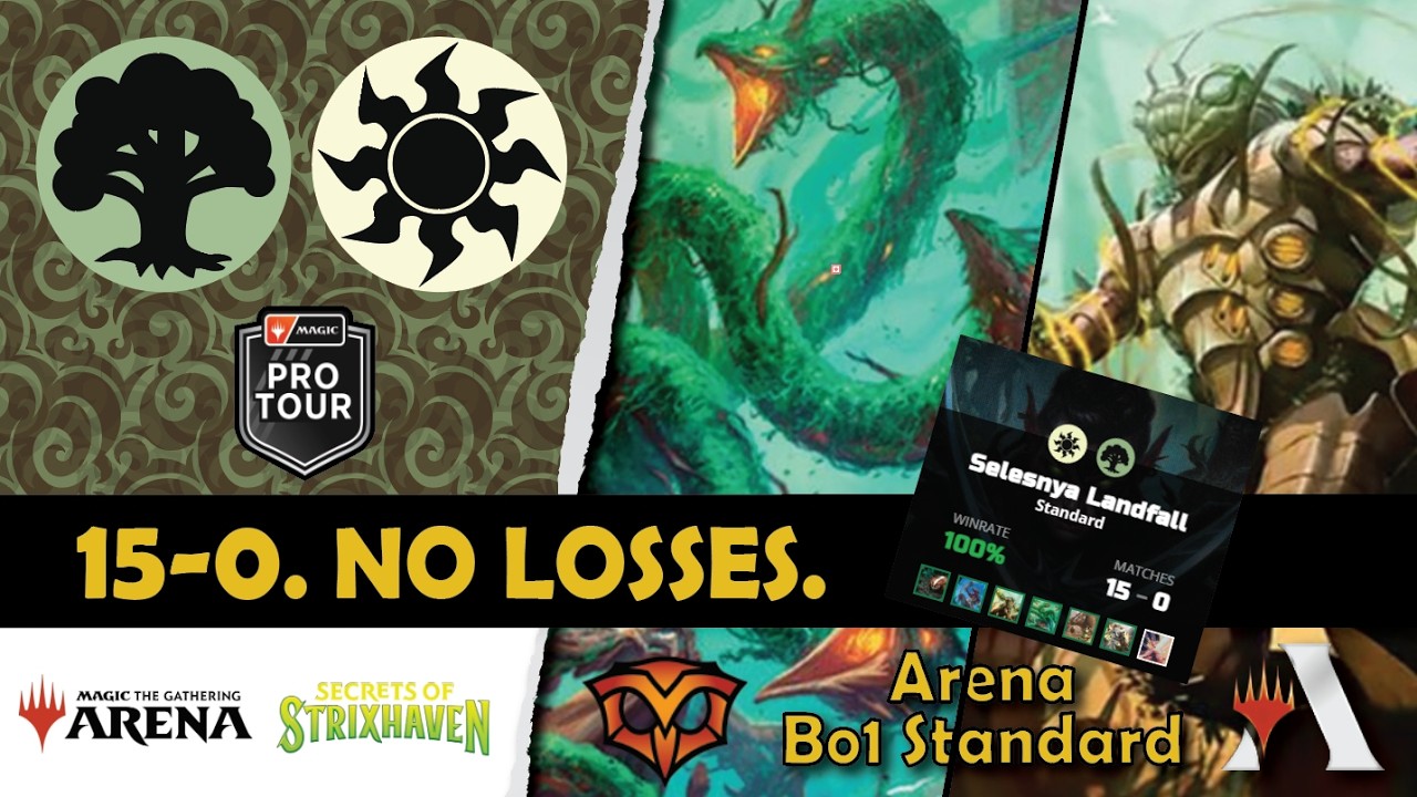 15-0 With This! 😳 Pro Tour Landfall Deck #mtg #mtgarena #standard #protour #landfall #sos