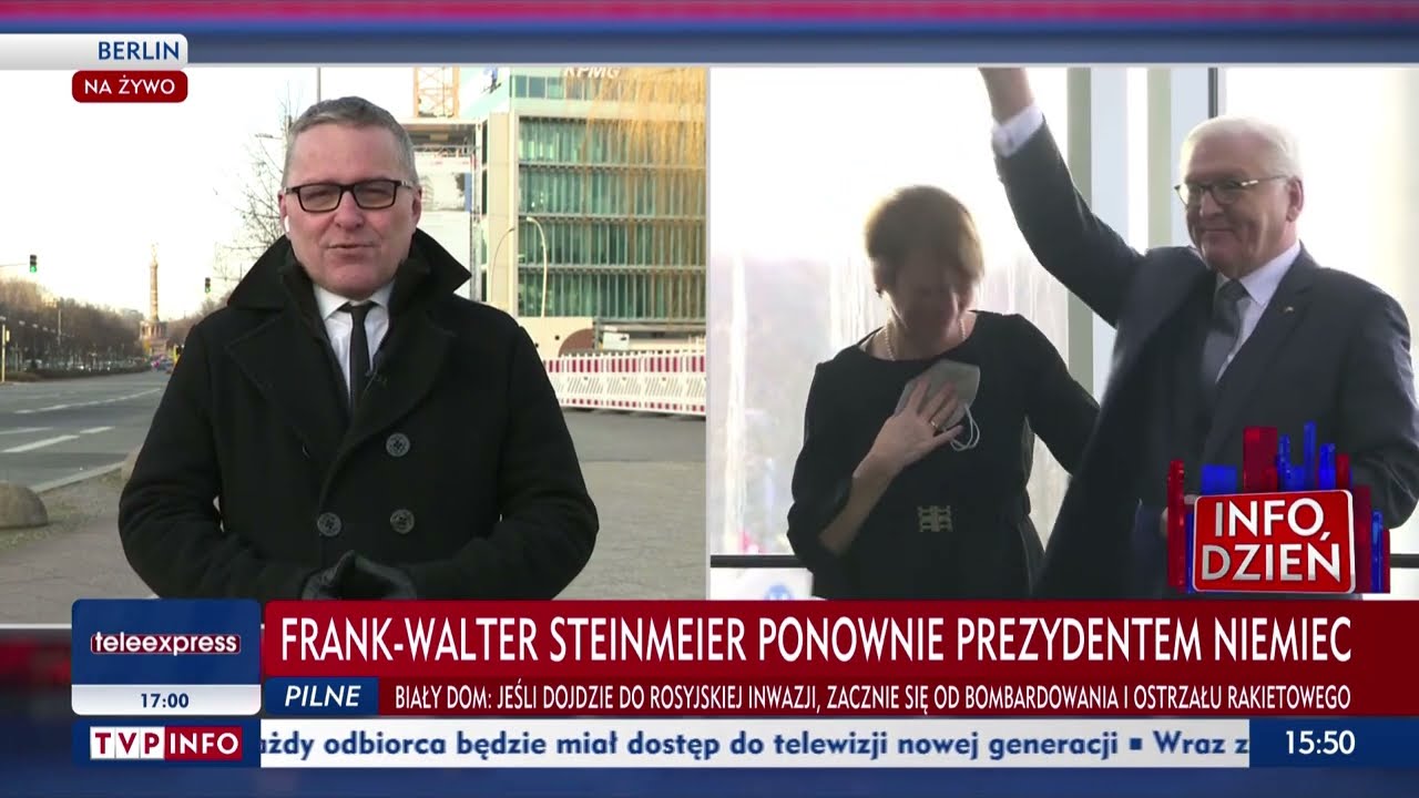 Frank-Walter Steinmeier wybrany na prezydenta Niemiec na drugą kadencję. Relacja red. Cezarego Gmyza
