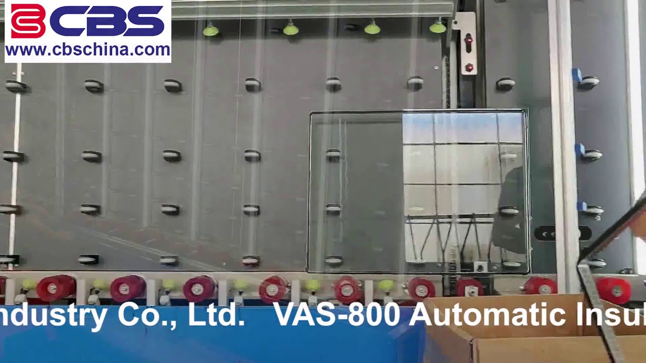 How to make insulated glass unit by using CBS machine