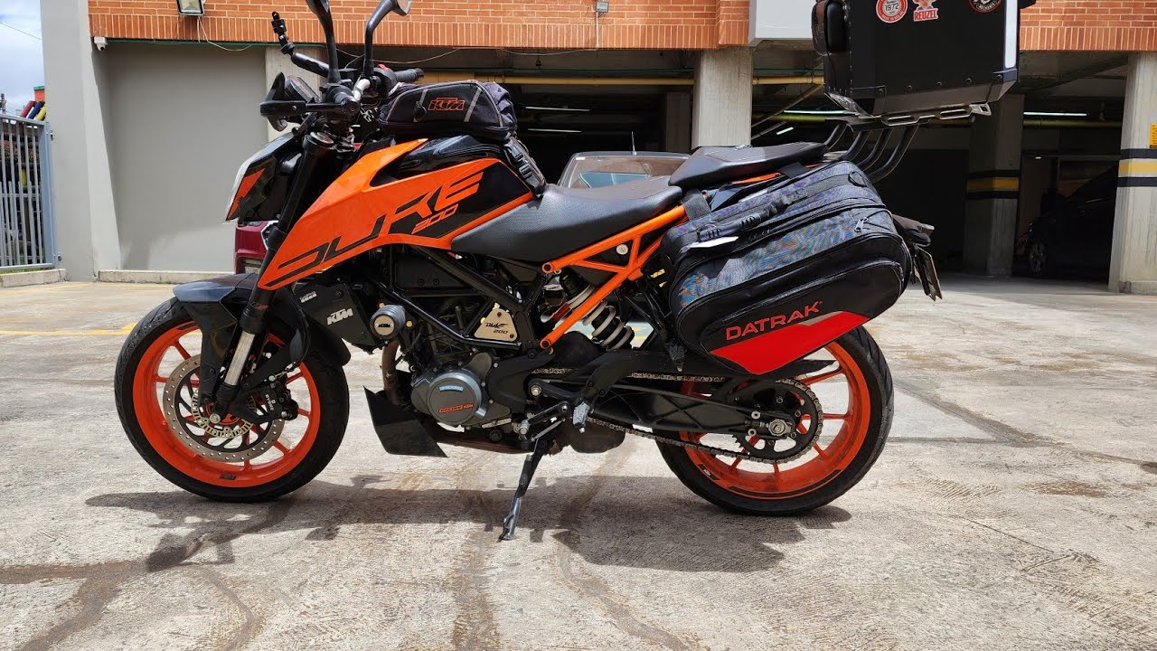 ALFORJAS EN KTM200 NG 😎🤑👌