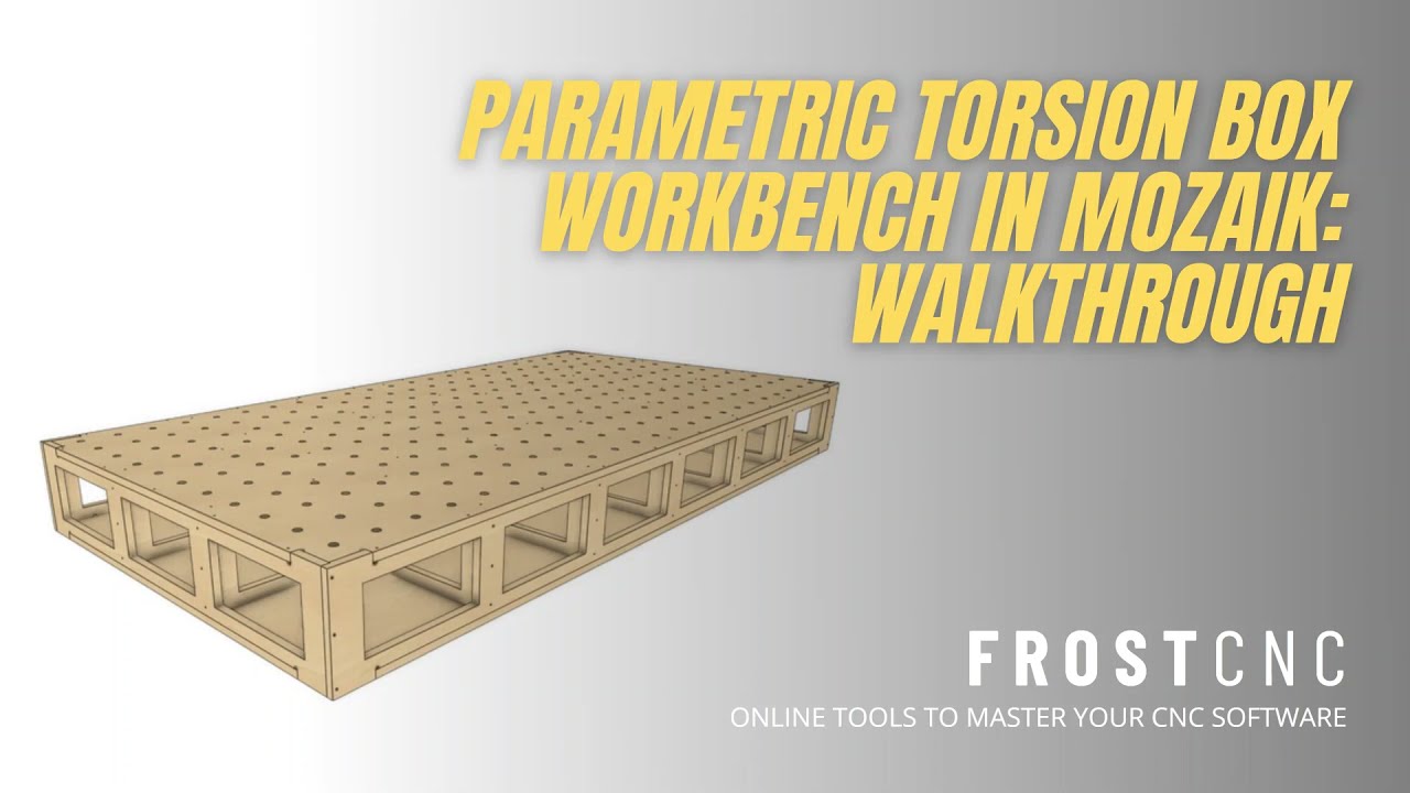 Frost CNC - Mozaik Software - Параметрический торсионный короб (пошаговое руководство)