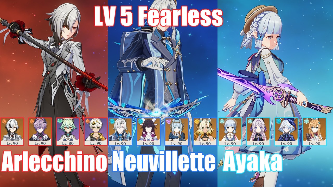 Stygian Onslaught Lv 5 Fearless | 6.4 | Genshin Impact