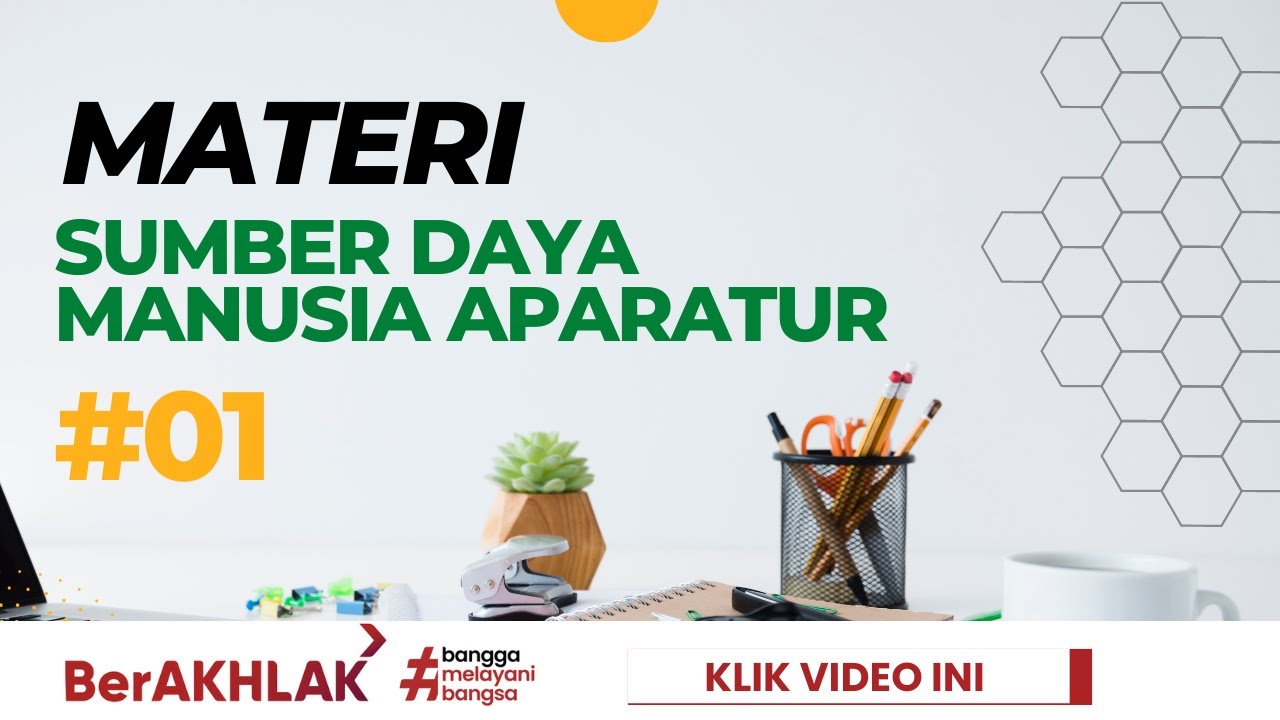 Materi Analis SDM Aparatur dan Pranata SDM Aparatur #01