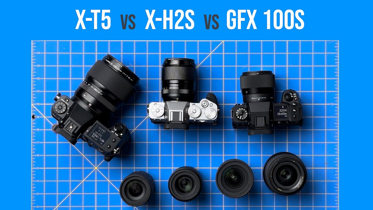 X-T5 vs X-H2s vs GFX 100s