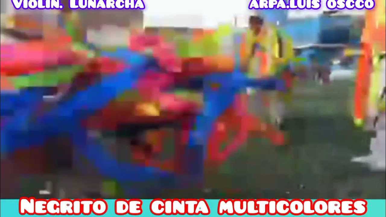 Negrito de cinta multicolores 🎻🎻