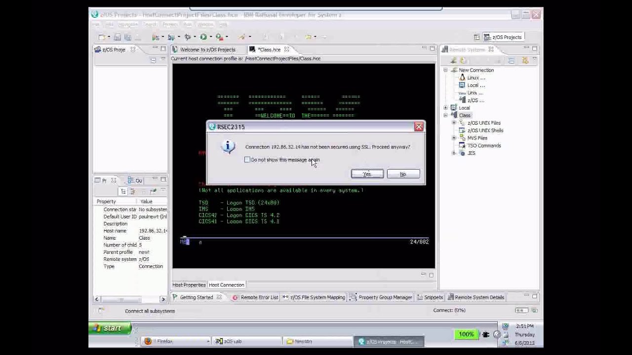 IBM Academic Initiative Rational Developer for System z (RDz) - Unit 22