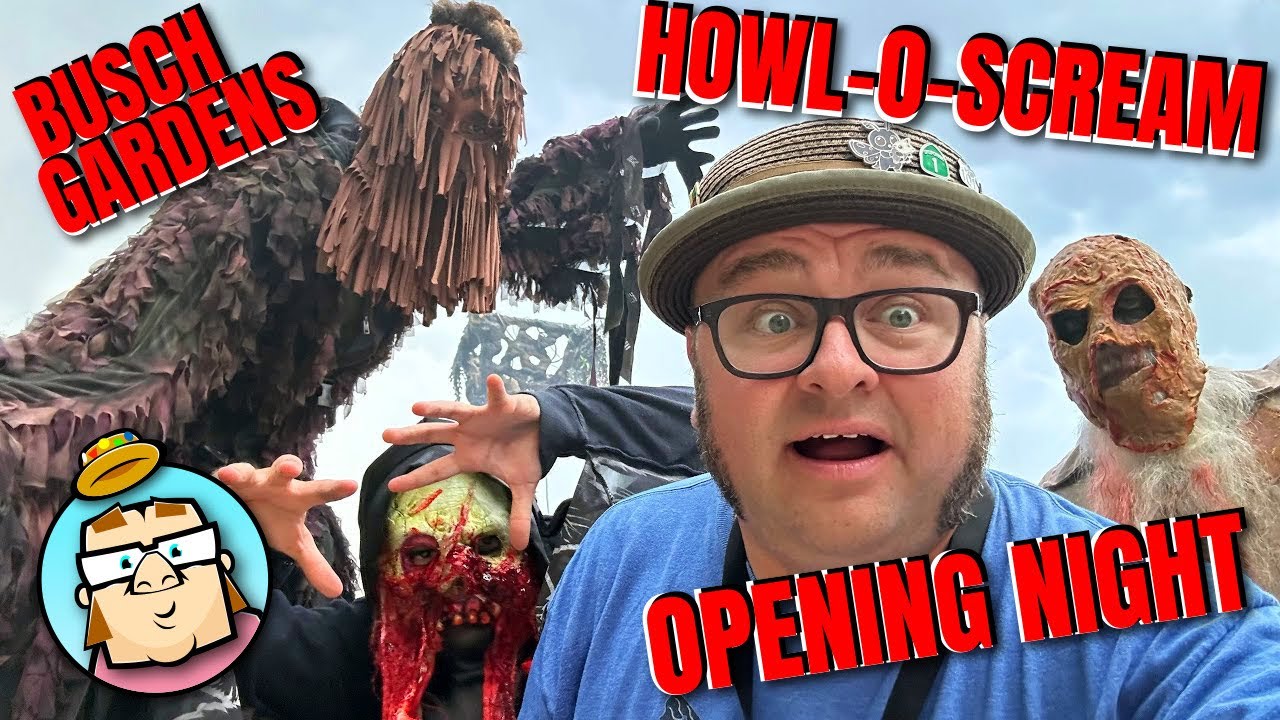 Busch Gardens - Howl-O-Scream Opening Night - All Houses and Scare Zones - Tampa, FL