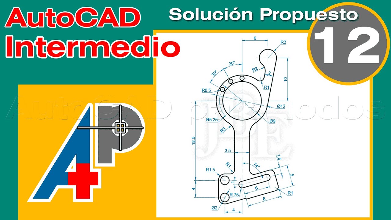 Solución Propuesto 12 - AutoCAD Intermedio