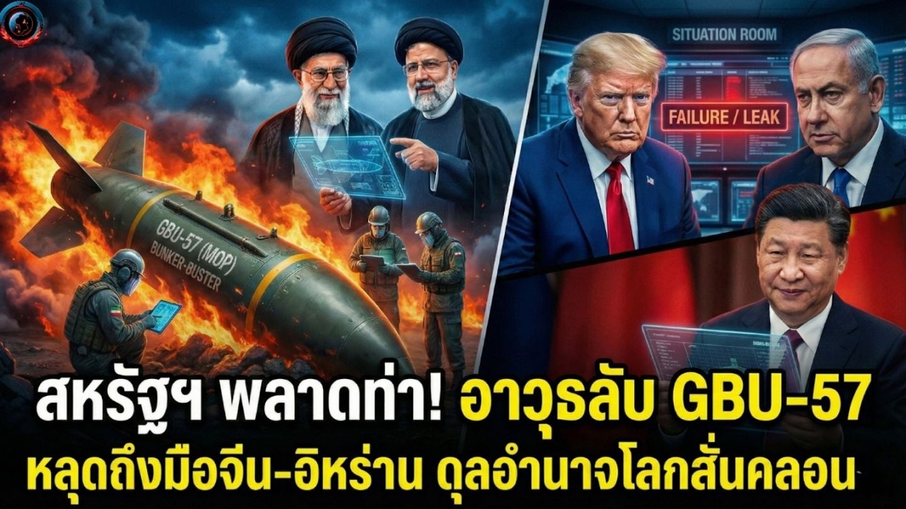 Срочно! Крупная ошибка США: секретное оружие GBU-57 попало в руки Китая и Ирана. Мир вступает в о...