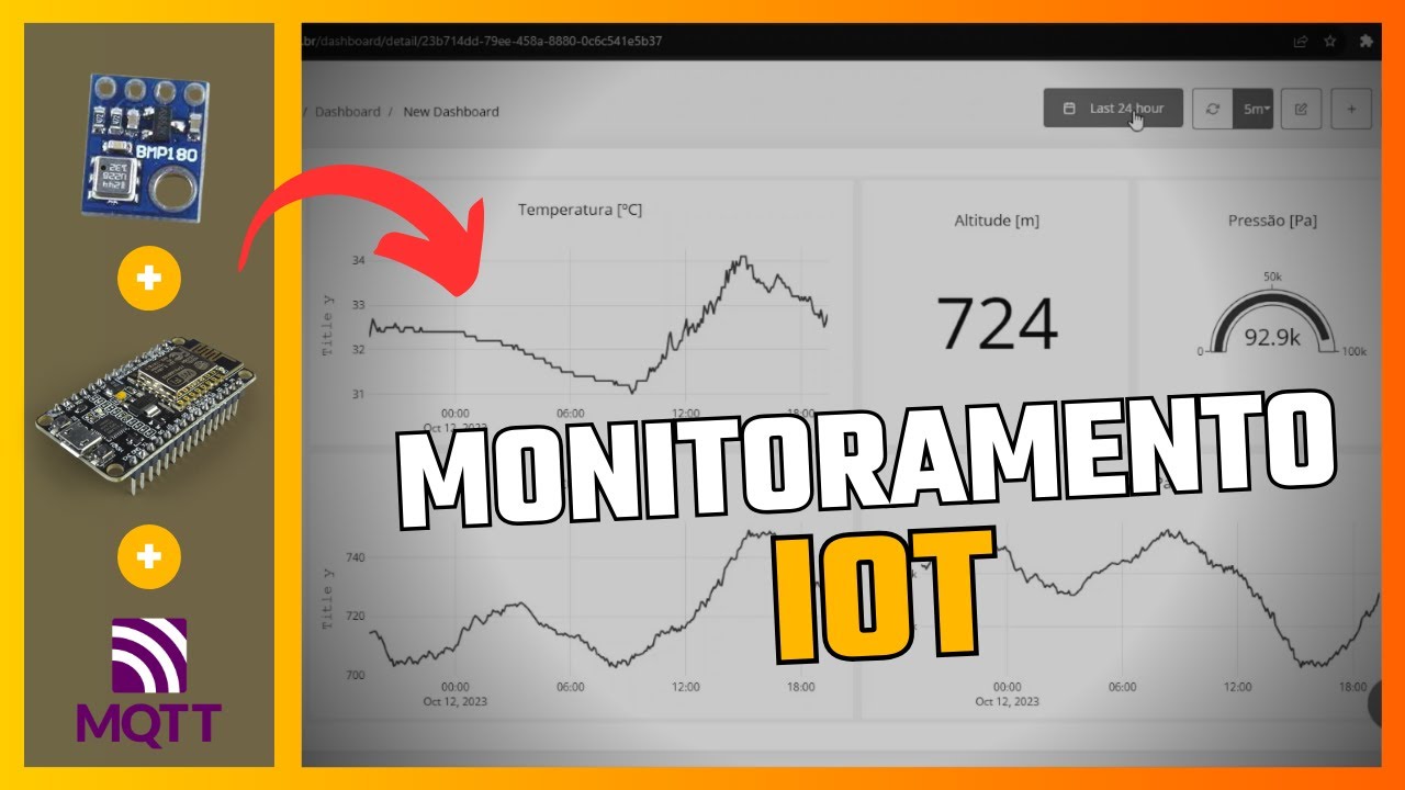 Monitorando temperatura, pressão e altitude utilizando o sensor BMP180, ESP8266 e a plataforma IOTA