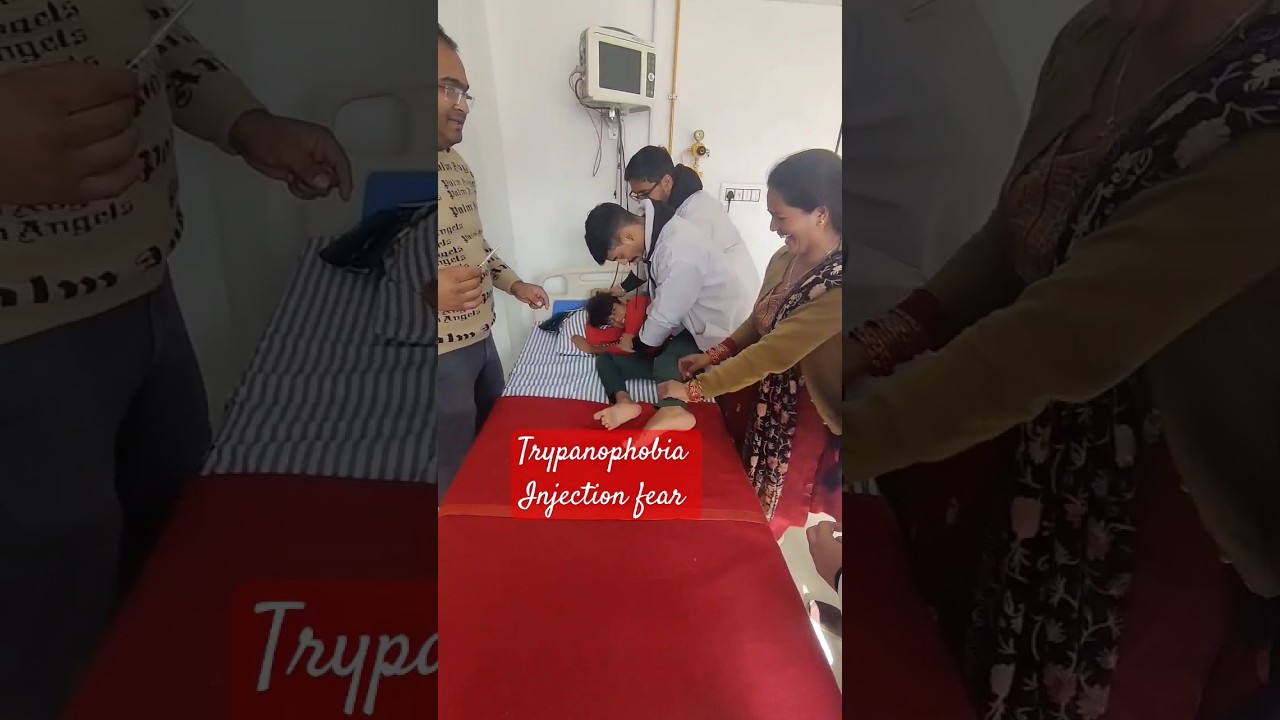 TrypanophobiaFear of Needles #ytshorts #hospitallife #viral injection fear #nursing #intership