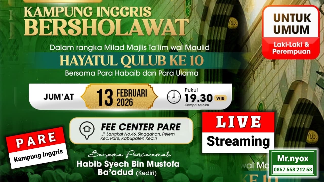 KAMPUNG INGGRIS BERSHOLAWAT  | Collaboration with Majelis Ta'lim Wal Maulid Hayatul Qulub