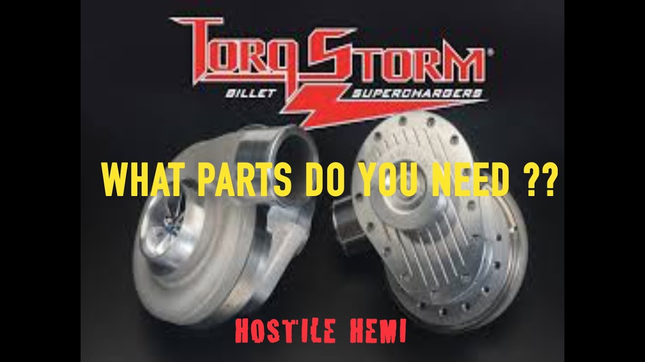 What Parts Are Still Needed With A TorqStorm Supercharger Install On A Dodge Hemi R/T 5.7?
