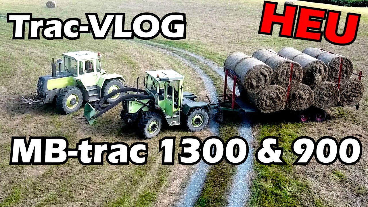 Mit den MB-Tracs in der Heubergung vor dem Gewitter!!!⛈️  SOUND Spezial, Trac-Vlog