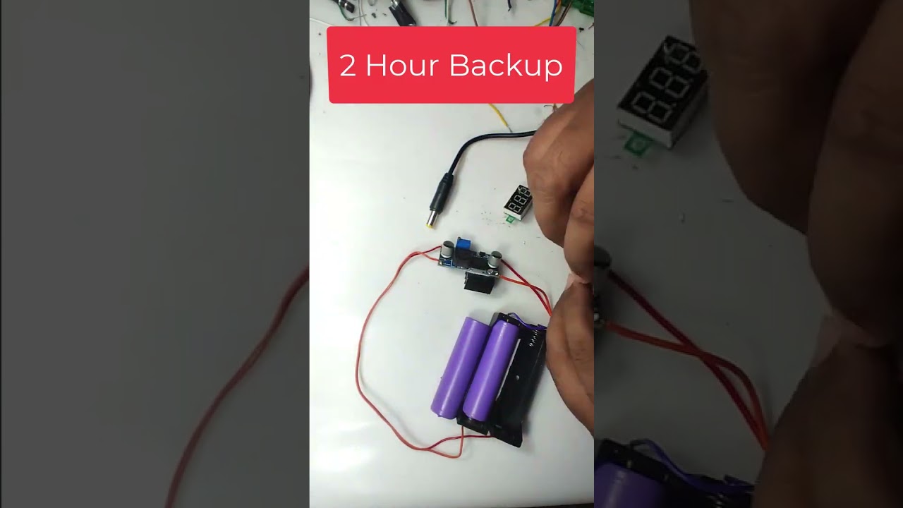 Power Bank For Wi-Fi Router #powerbank #wifirouter #wifimodem #schoolproject #18650