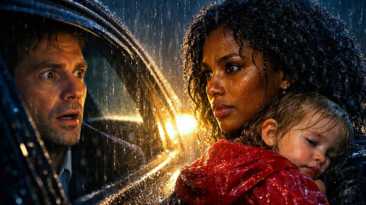 Billionaire Stopped His Car In Shock - When He Saw His Ex-Wife In The Rain Holding Their Baby Girl