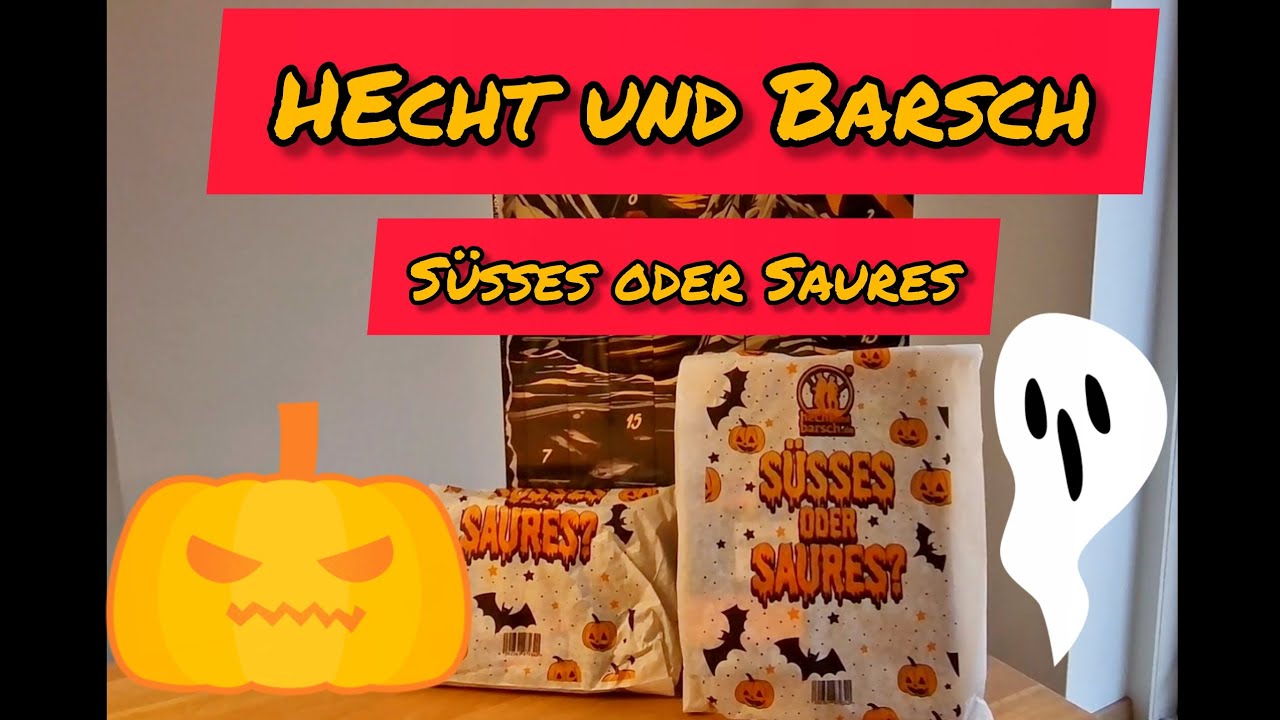 Hecht und Barsch Halloween Tüten Süßes oder Saures 2025