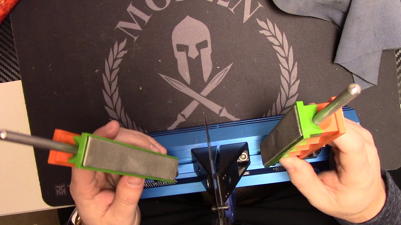Wicked Edge Go Tutorial-Sharpening s35vn Steel