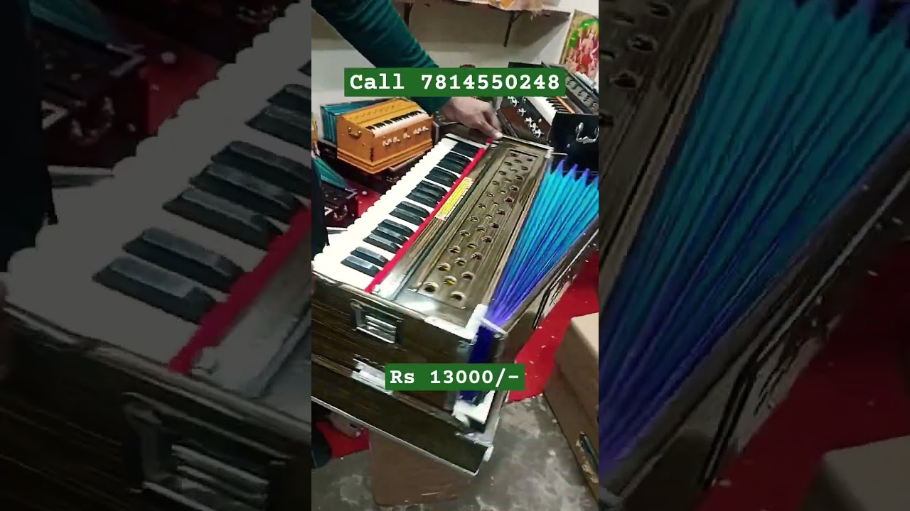 Harmonium coupler folding 9 stoppers 