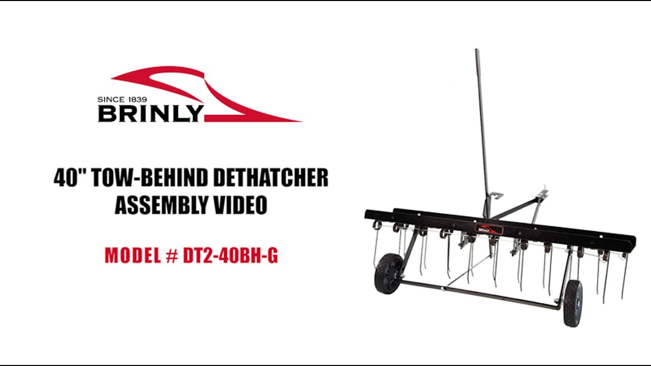 How to Assemble the Brinly 40