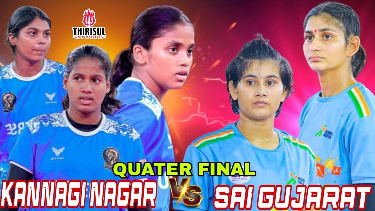 QF -4 | KANNAGI NAGAR (vs) SAI GUJARAT | #Uranganpatti #Madurai | ALL INDIA WOMEN KABBADI.