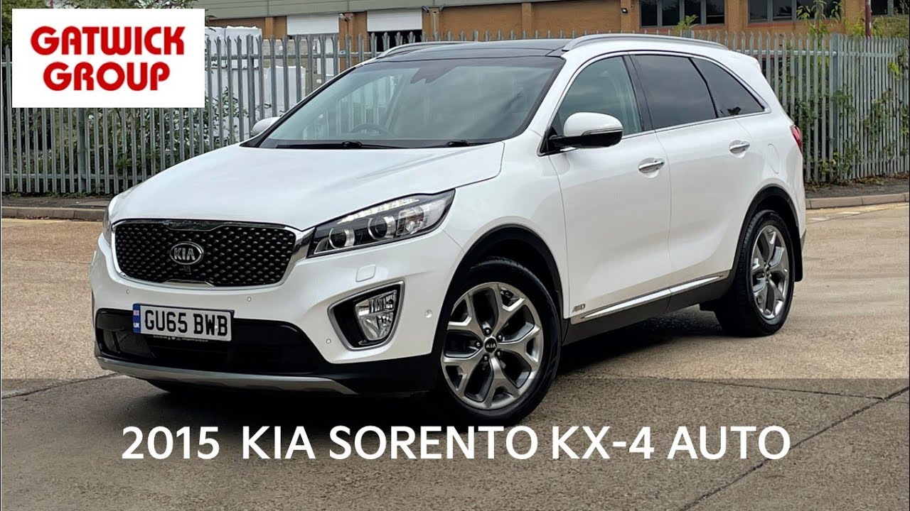 2015 Kia Sorento KX-4 2.2l Diesel Turbo AWD Auto SUV 7 Seats For Sale | Gatwick Kia, Crawley