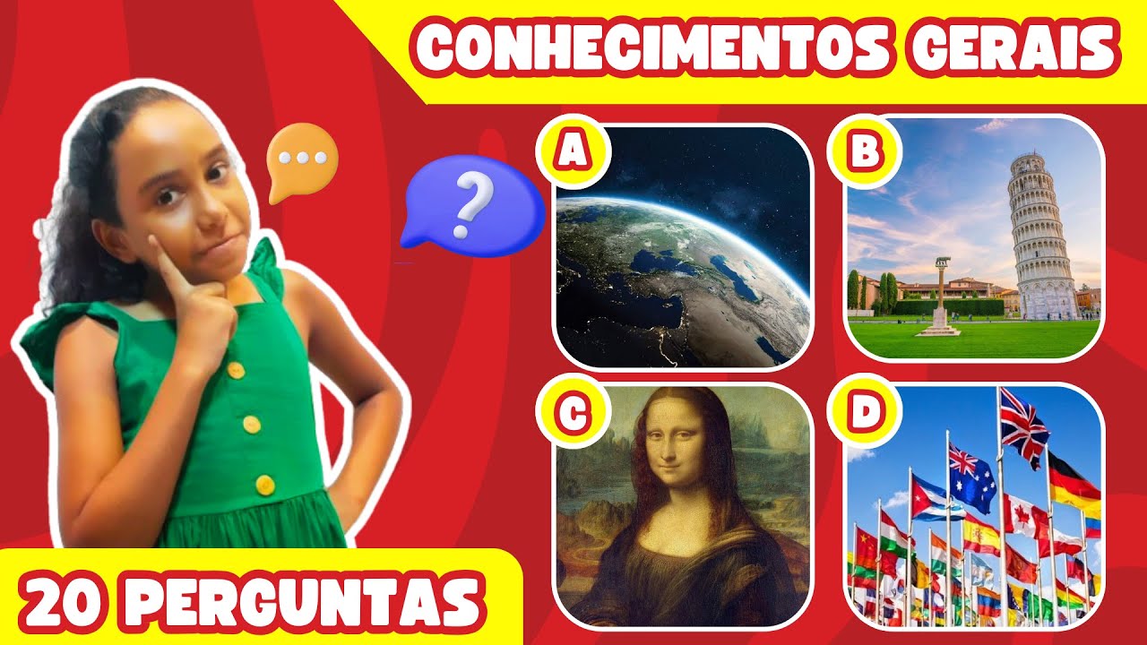 QUER TESTAR SEU CONHECIMENTO? FAÇA ESTE QUIZ DE 20 PERGUNTAS 🧠 PARA TESTAR SUA MENTE #quiz