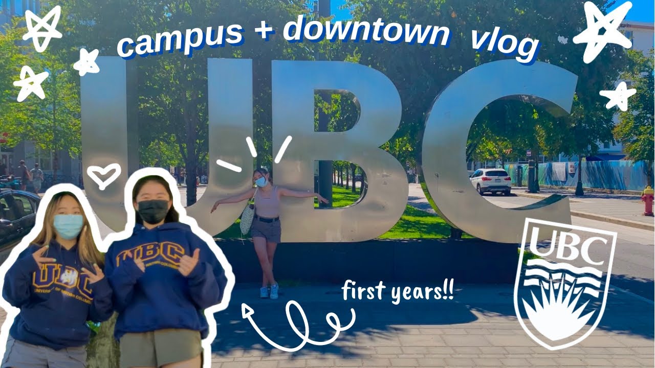 Exploring UBC CAMPUS + downtown Vancouver vlog!!