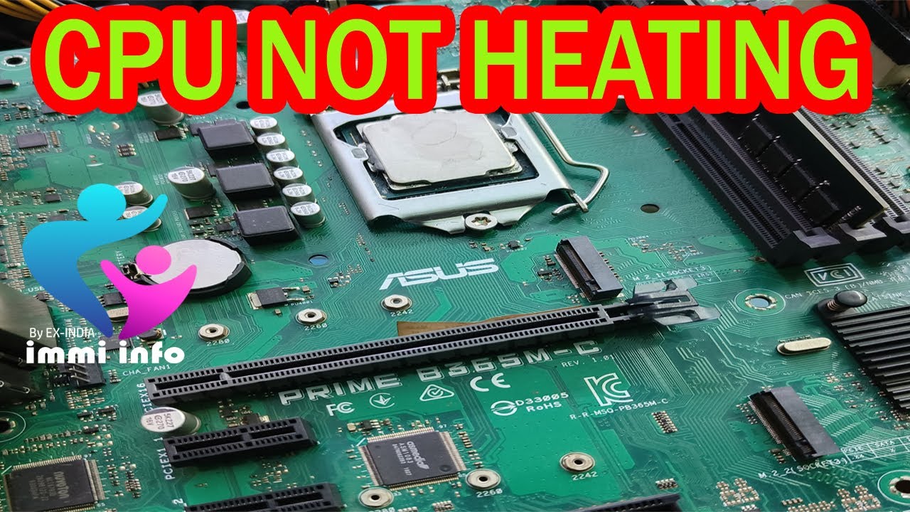 PRIME B365M-C NO DISPLAY FIXED |  B365M-C  CPU NOT HEATING PROBLEM
